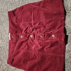 Altar'd State burgundy skirt